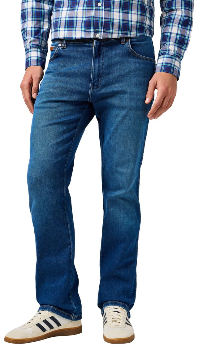 👖 Super Deal: Wrangler Herren Texas Jeans 44W / 30L Verdant Tone