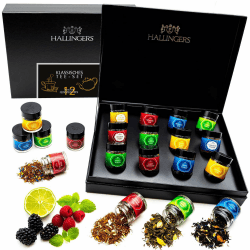 🍵 Hallingers Klassisches Tee-Set - 12 Sorten Tee Geschenkset 🎁