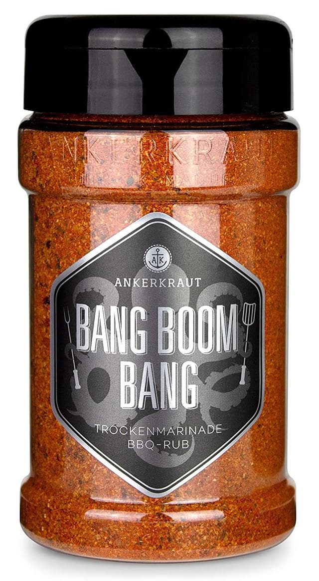 Ankerkraut Bang Boom Bang - Scharfer BBQ-Rub Gewürzmischung 🌶️🔥