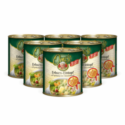 Buss Omi's klassischer Erbseneintopf 🍲 - Traditionelle Erbsensuppe mit Kartoffeln, Karotten und geräuchertem Schweinebauch
