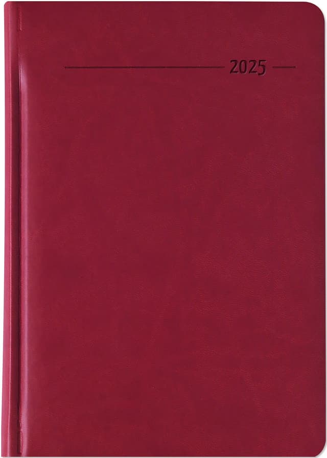 Zettler - Buchkalender Tucson 2025 rot 📅🌙