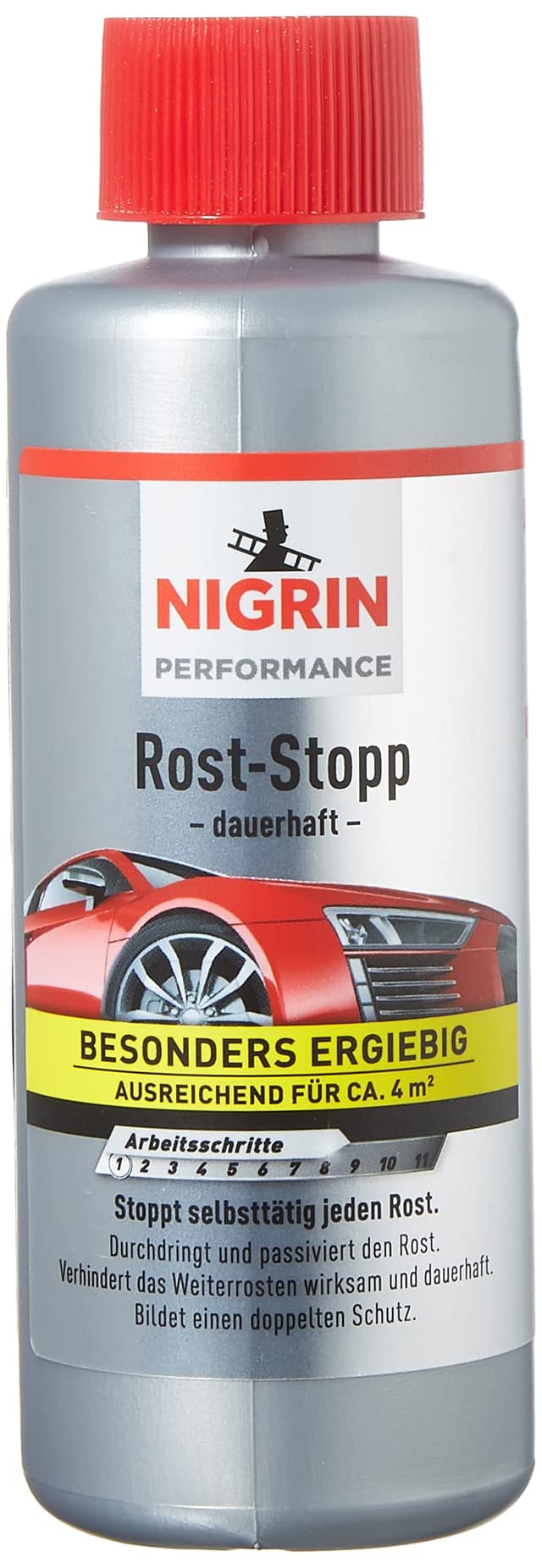 🔧 NIGRIN Rost-Stopp, 200 ml 🛠️ Korrosionsschutz auf Tanin-Basis 🚗
