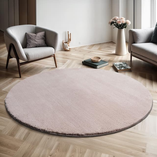 🌟 Angebot des Tages: Moderner Flauschiger Kurzflor Teppich in Felloptik 🌸