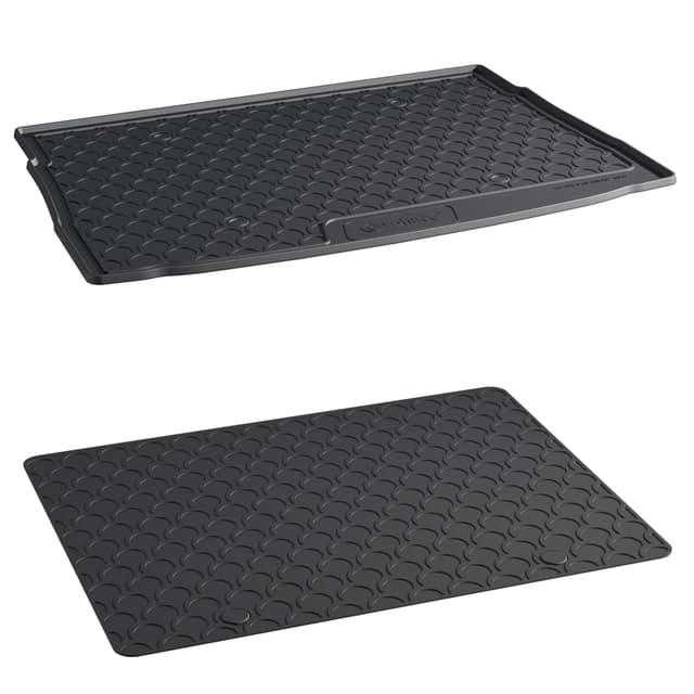 AROBA GL1012DB SET Design Kofferraumwanne & Zusatzmatte Doggy Mat für Volkswagen Golf VIII 8 Schrägheck