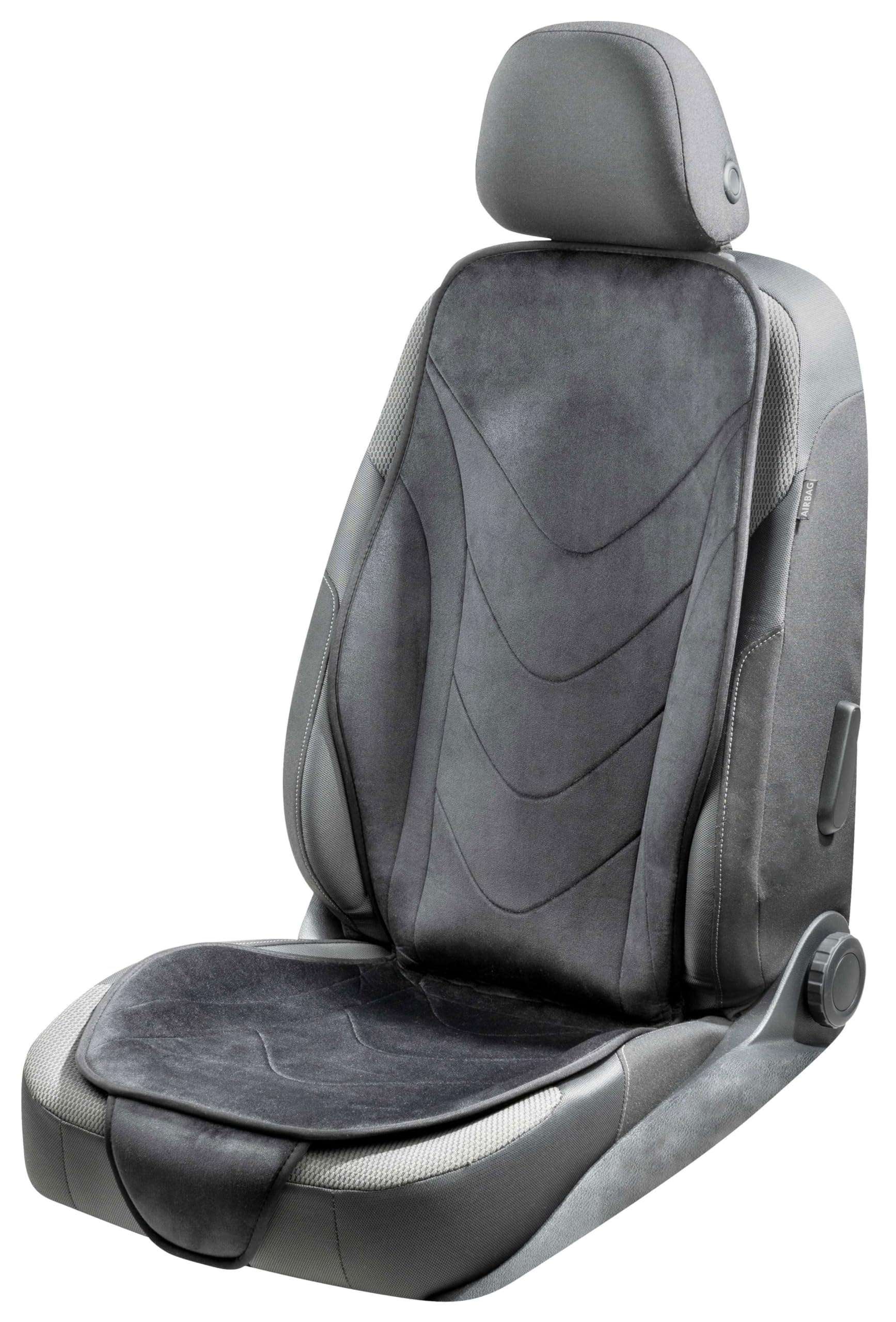 Walser Autositzauflage Air Flow - Ergonomischer Sitzschoner mit Lendenwirbelschutz