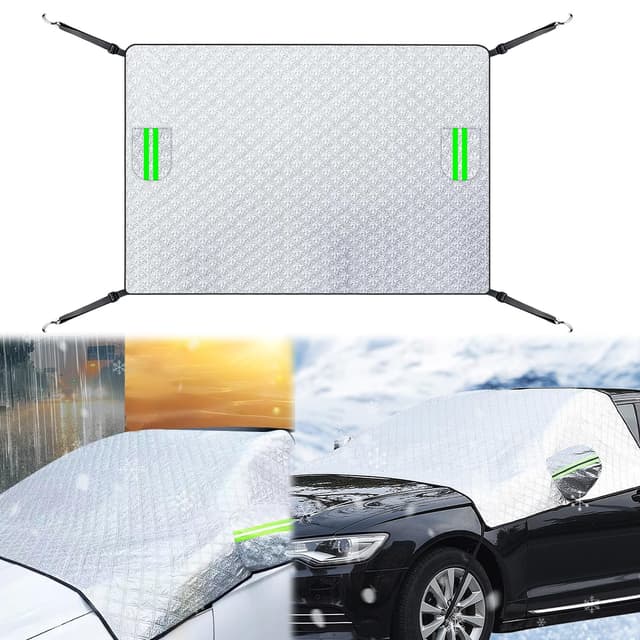 Fosoloni Frontscheibenabdeckung - Auto Windschutzscheibe Winterabdeckung 🚗❄️