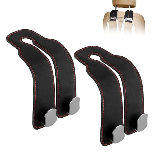🚗 AiQInu Doppelhaken für Autositzrückseite 2 Stück 🛍️