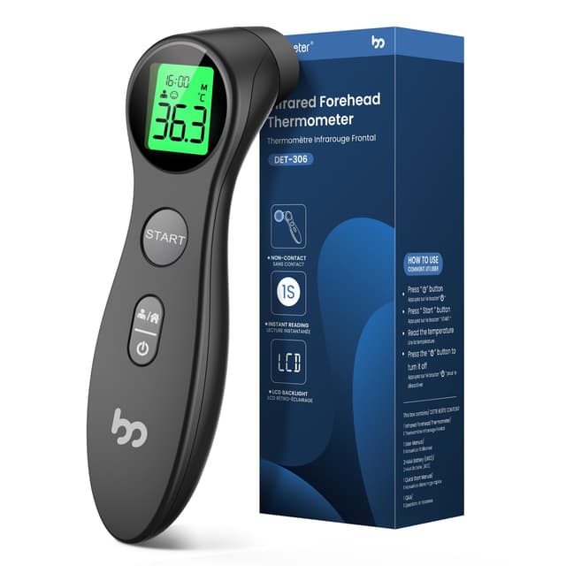 🌡️ Kontaktloses Fieberthermometer für die ganze Familie! 🚼👶👦👩