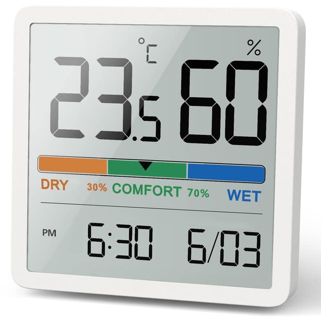 NOKLEAD Digitales Thermo-Hygrometer für Raumklimakontrolle