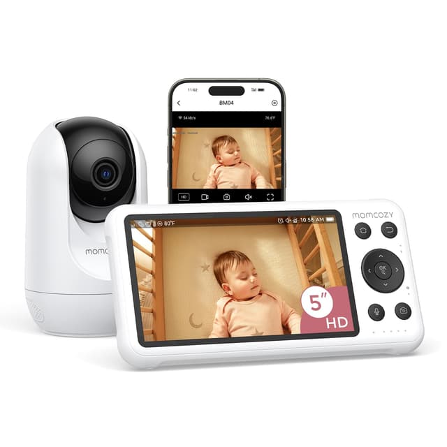 👶📷🌙 Momcozy Babyphone mit Kamera App | WLAN Video Babyphone - Deal 1+1