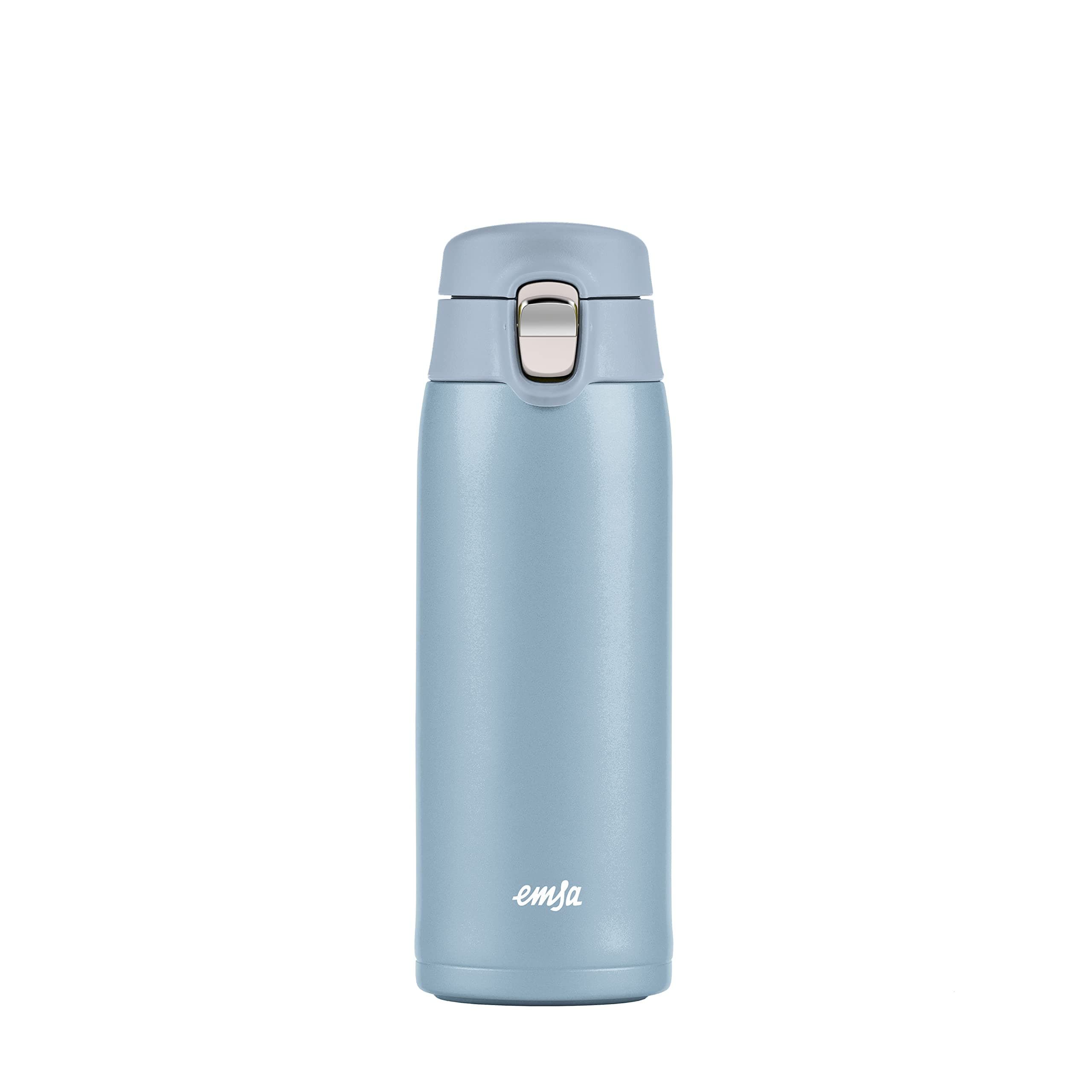 Emsa N21518 Travel Mug Light Isolierbecher | 0,4 L | Edelstahl | 100% dicht | BPA-Frei 😍
