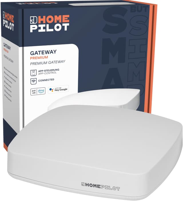 🏡 HOMEPILOT Gateway Premium - Smart-Home Zentrale inkl. App & Sprachsteuerung