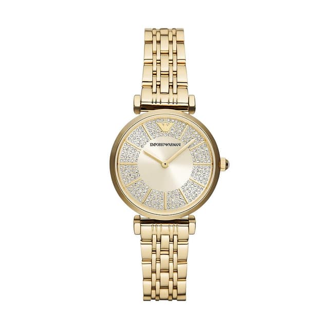 🌟 Angebot: Emporio Armani Damenuhr 32mm Zweizeiger Quarzwerk ⌚✨