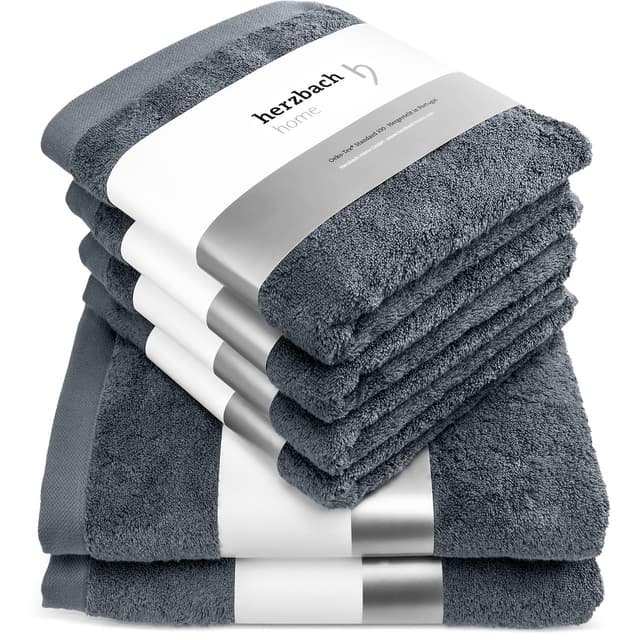 Herzbach Home Premium Handtücher-Set 🛁🌟 - Angebot