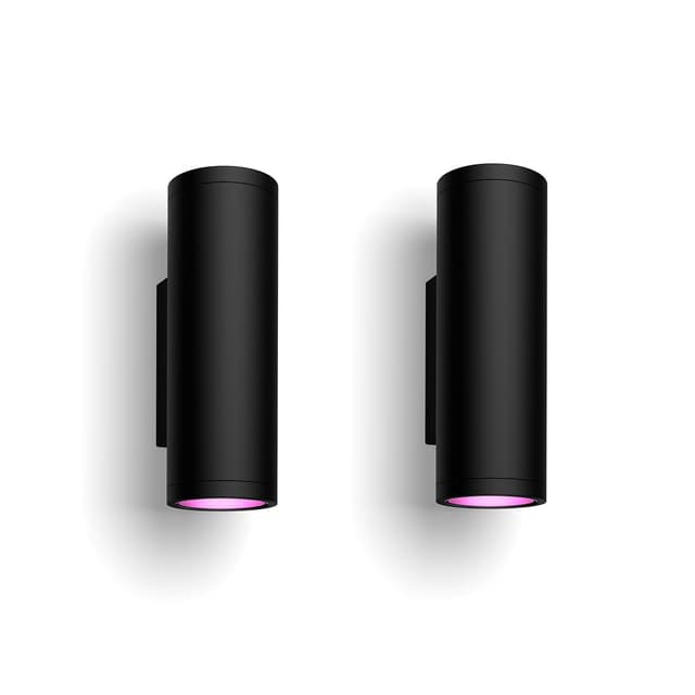 🌟 Philips Hue Appear White and Color Ambiance Smart LED-Wandleuchte 2er Pack Schwarz 🌈🌌