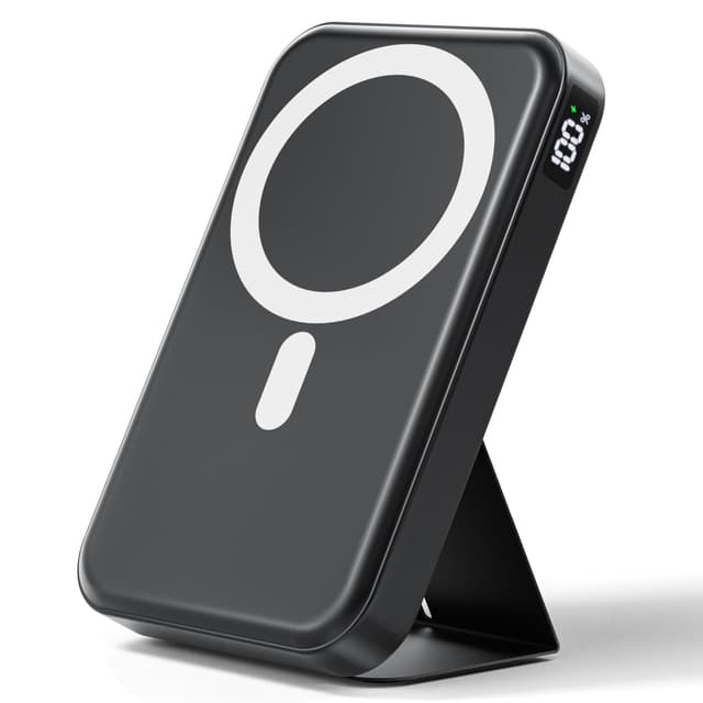 🔋📱 Powerbank für Magsafe, Magnetische Power Bank 12000mAh, Schwarz