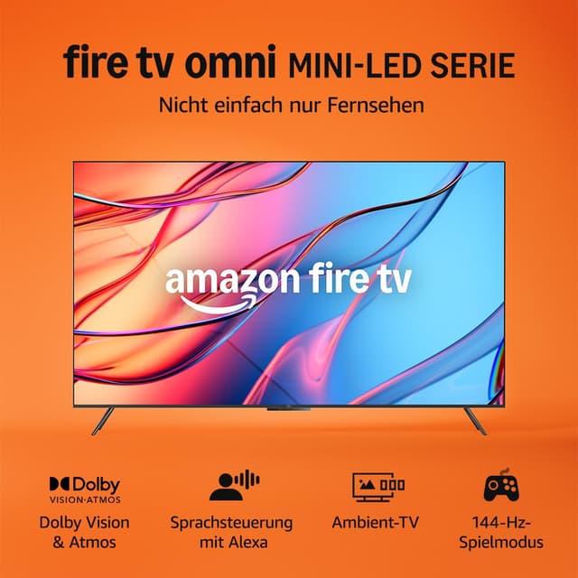 Die Amazon Fire TV Omni-Mini-LED-Serie - QLED-Smart-TV mit 55 Zoll (139 cm) und 4K UHD
