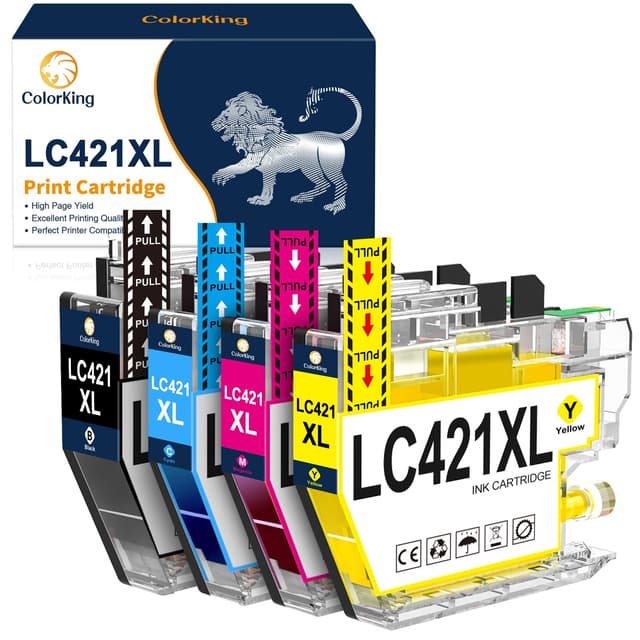 ColorKing LC421XL LC-421XLVAL Tintenpatronen Kompatibel für Brother