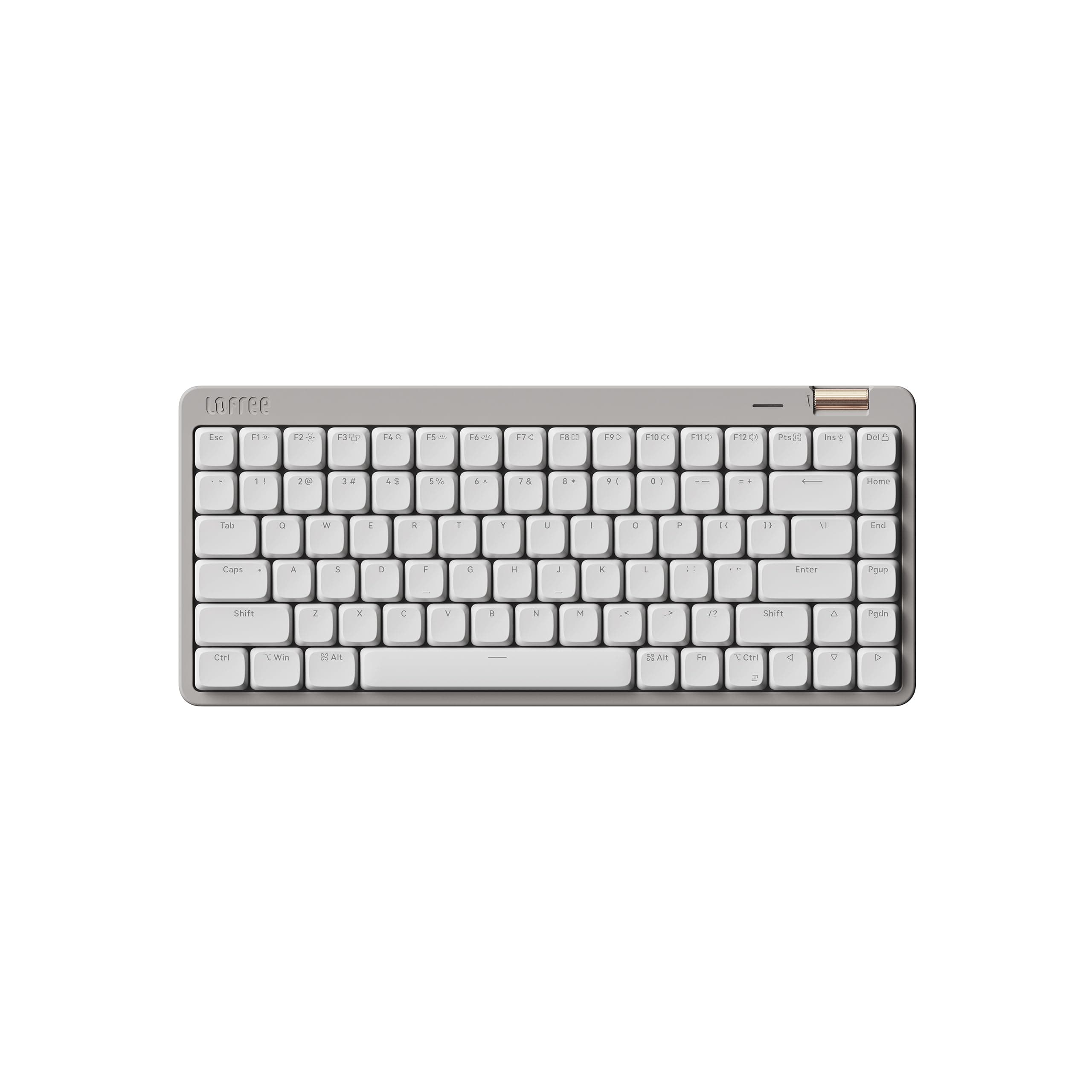 Flow Lite84 Tasten Low Profile Mechanische Tastatur mit Swappable Switches