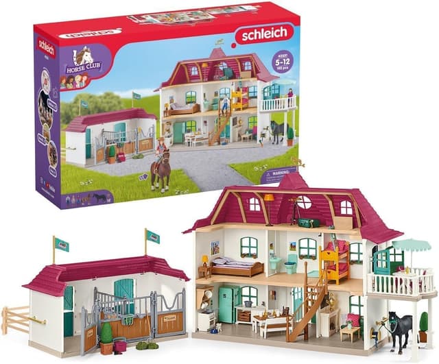 🐎 Schleich HORSE CLUB Lakeside Pferdehof 42551 Set inkl. Haus mit Pferdestall 🏡🐴