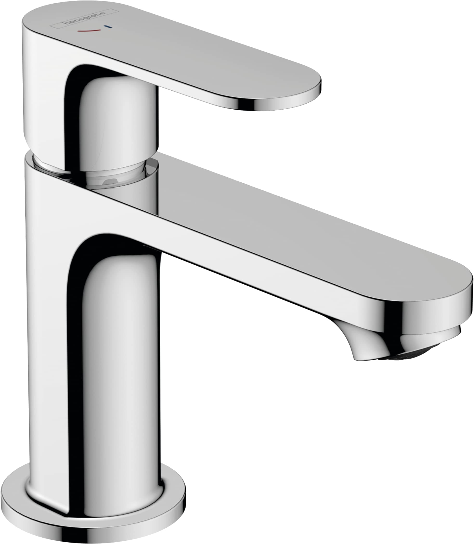 hansgrohe Waschtischarmatur Rebris S, Wasserhahn Bad mit Auslauf Höhe 80 mm 🚿