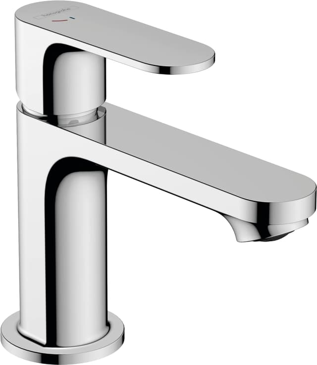 hansgrohe Waschtischarmatur Rebris S, Wasserhahn Bad mit Auslauf Höhe 80 mm 🚿