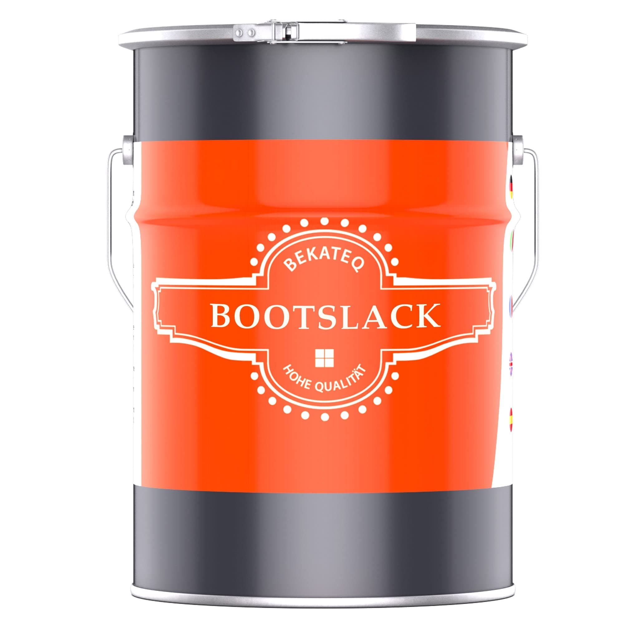 Bootslack Rotbraun 2,5 Liter 🛥️🌲 | Hochbelastbar & wetterbeständig