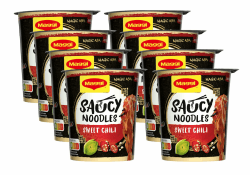 🍜 Maggi Magic Asia Saucy Noodles Sweet Chili, 8er Pack (8x75g) 🌶️🍯