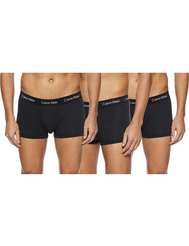 Calvin Klein Herren Low Rise Trunk XL Schwarz (Black W. Black Wb) 🩲