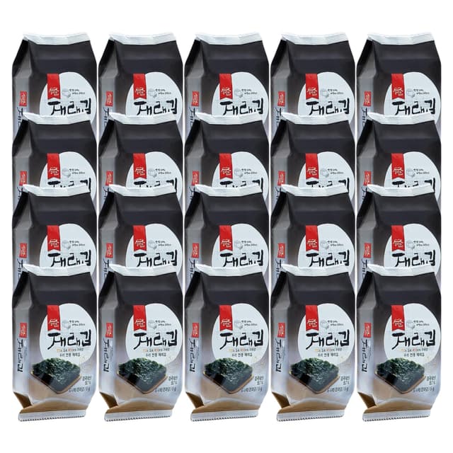 Gerösteter Seetang Snack 5g x 20er | Vegan & natürlich | Nur 4 Zutaten