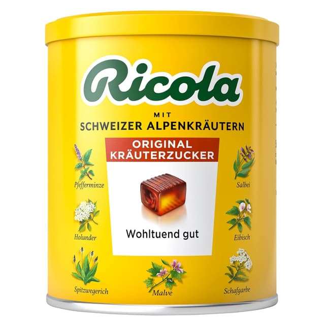 🌿🍬Ricola Schweizer Kräuterzucker-Bonbons 250g Dose 🇨🇭😋