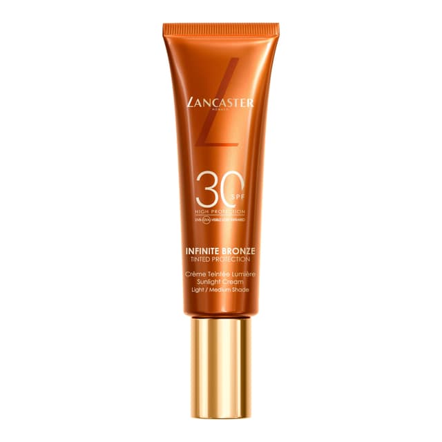 🌞🌿 Bestes Angebot! Lancaster Infinite Bronze Getönte Schutz Sonnencreme LSF30 50ml - Helle Nuance 🌿🌞