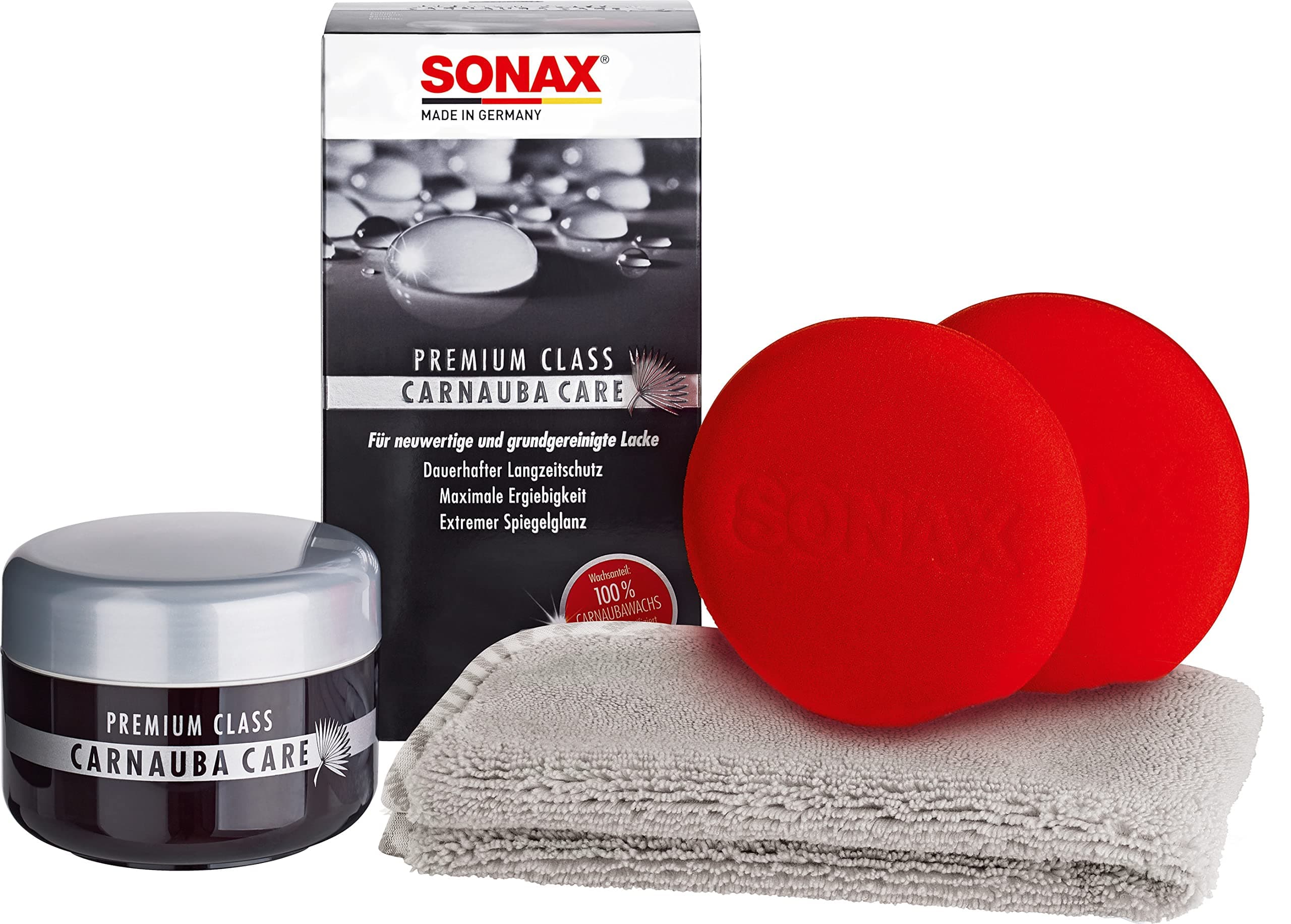 🚗💎 SONAX PREMIUM CLASS Carnauba Care (200 ml) Hartwachs-Angebot! 💰