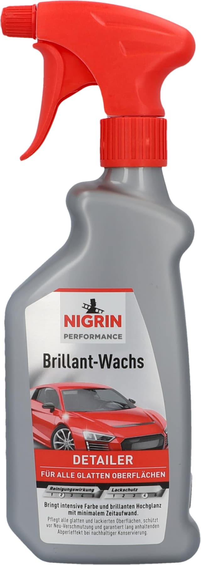 🚗 NIGRIN Performance Brillant-Wachs TURBO Auto Wachs, 500 ml Sprüh-Flasche 🌟