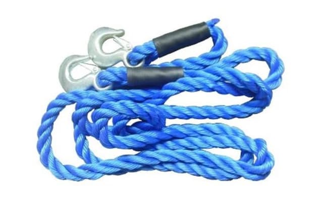 🚗🔗 HP-Autozubehör Abschleppseil 4000kg Haken/Haken 400 cm x 20 mm Blau - Angebot!