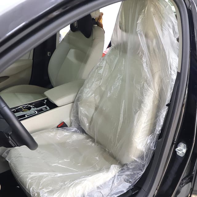 efuturetime 200 PCS Einweg Sitzbezug Auto Vordersitze Transparent Universal Wasserdicht 🚗💦