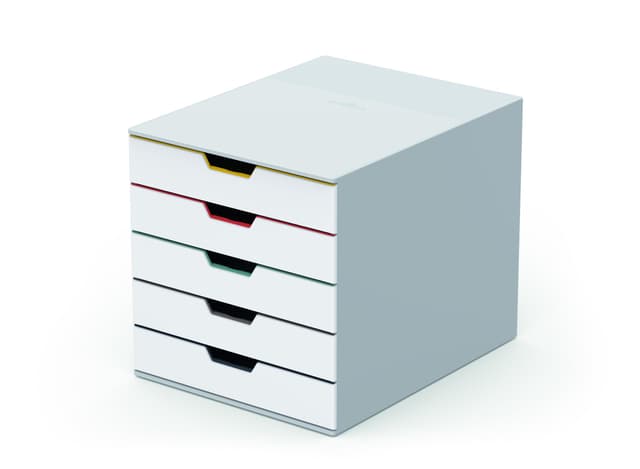 Durable Schubladenbox A4 (Varicolor Mix) 5 Fächer 🌈📁