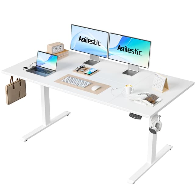 Agilestic Höhenverstellbarer Schreibtisch 160 x 80 cm 🖥️✨