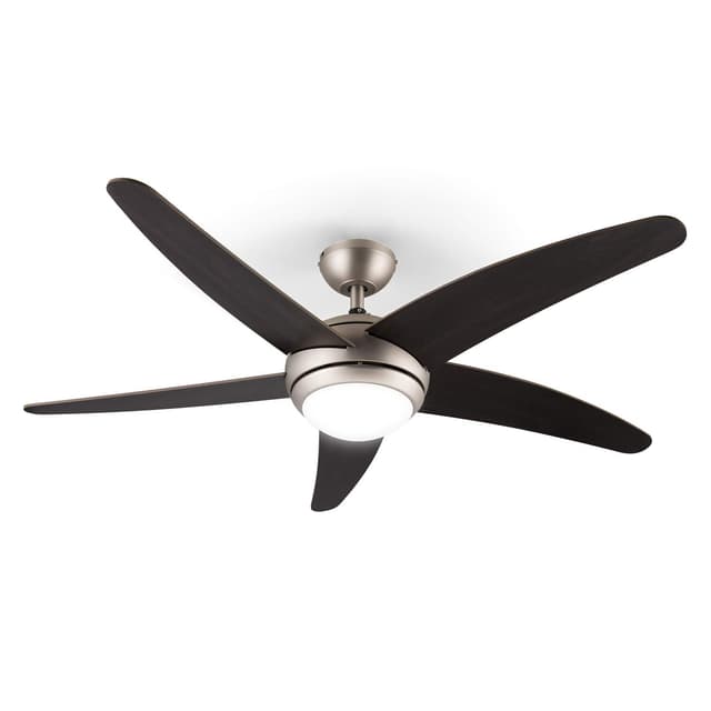 🌀🌟 Klarstein Bolero 2-in-1-Deckenventilator 134cm - Holzflügel, Fernbedienung 🌟🌀