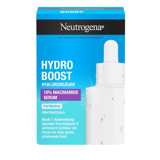 Neutrogena Hydro Boost 10% Niacinamide Serum (30ml) 🌟 Feuchtigkeitsspendendes Hyaluron Serum