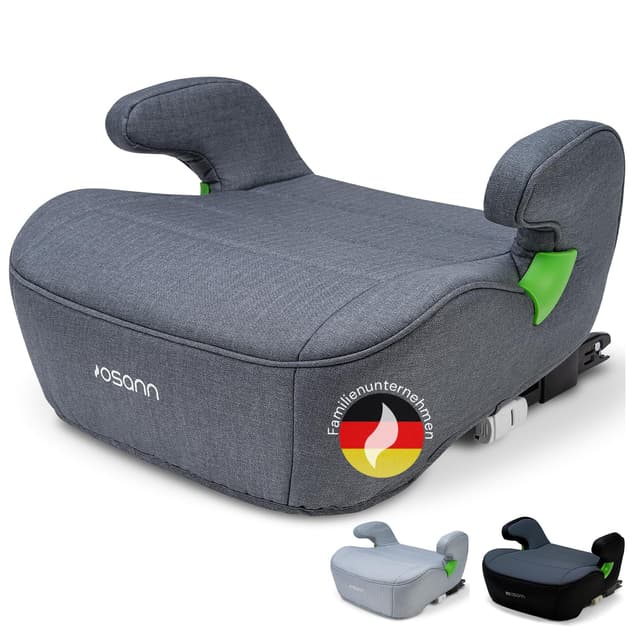 🚗 Osann Junior Isofix Sitzerhöhung - Elefantengrau i-Size | Angebot