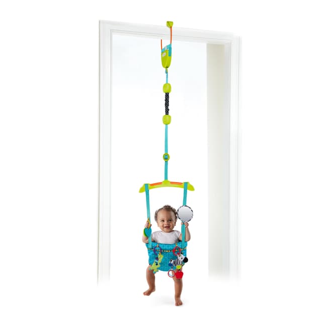 🌟 Sonderangebot! Bright Starts Deluxe Türhopser mit 4 Spielzeugen 🚼