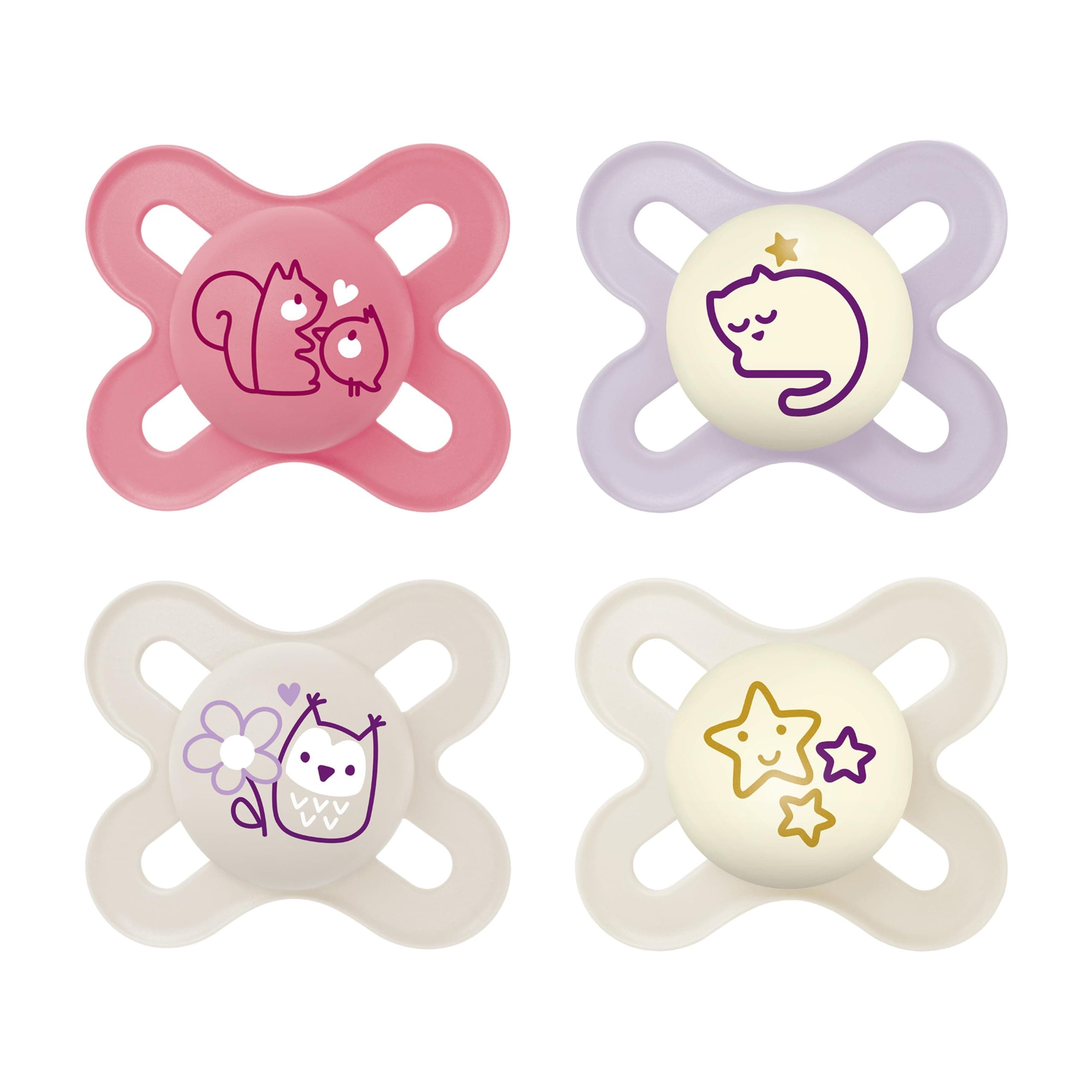 🌟 Angebot: MAM Original Start Schnuller 4er-Set | 0-2 Monate | SkinSoft Silikon | Stillfreundlich