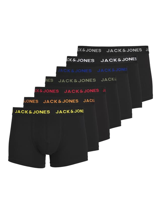 🔥 Mega-Deal! JACK & JONES Herren Boxershorts (7er Pack) S Schwarz