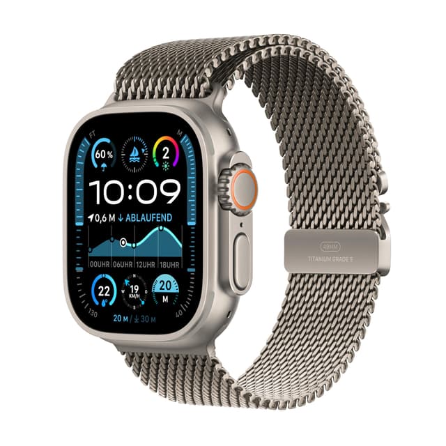 Apple Watch Ultra 2 (GPS + Cellular 49 mm) Smartwatch - Titan Natur