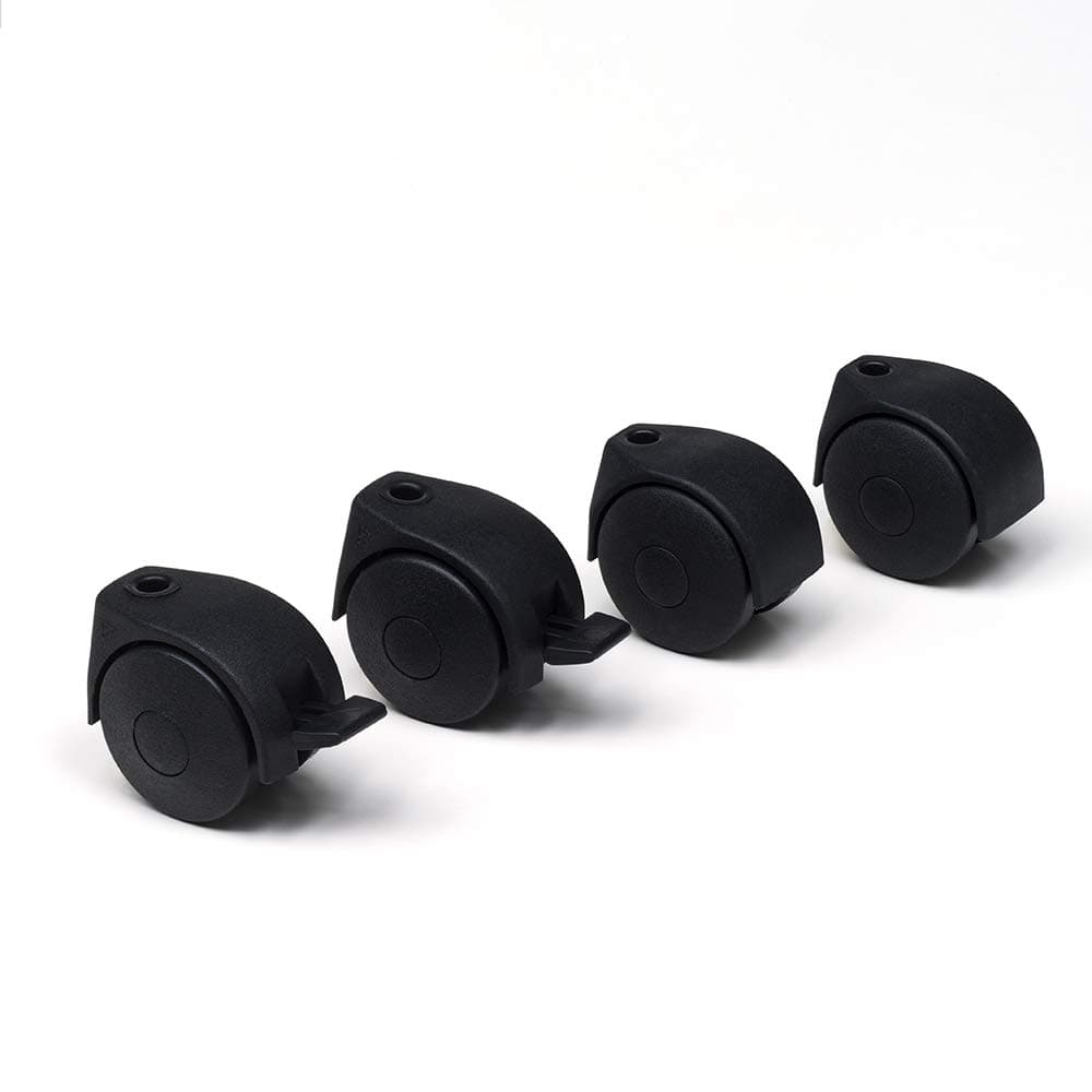 🌟 Super Deal! Foppapedretti 4 Rollen Nylon Wäscheständer, Schwarz Stendini 🌟