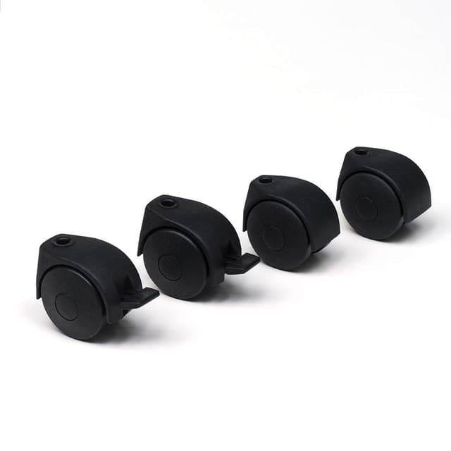 🌟 Super Deal! Foppapedretti 4 Rollen Nylon Wäscheständer, Schwarz Stendini 🌟