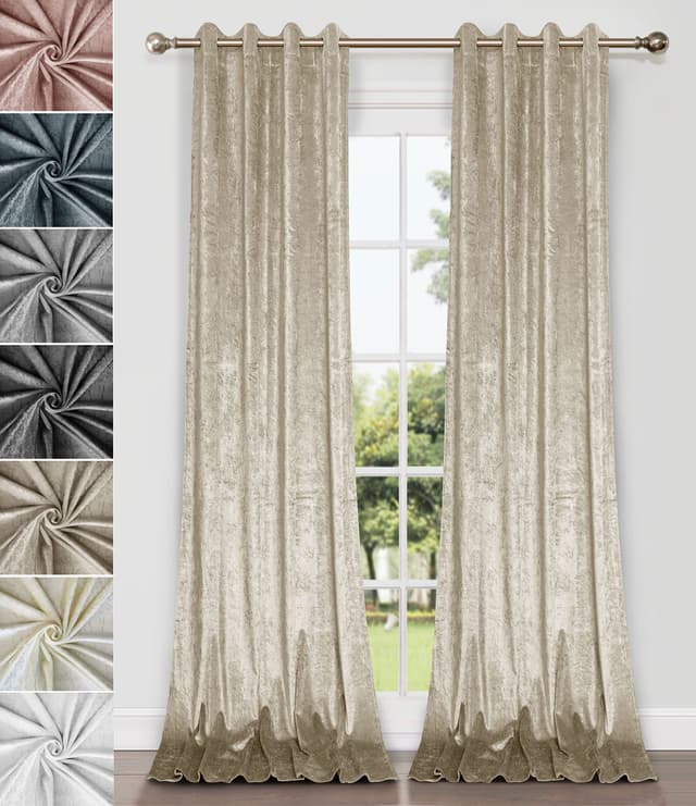 Luxuriöse Pannesamt Vorhänge 🌟 - Nur 21.15€ & Kostenloser Versand!