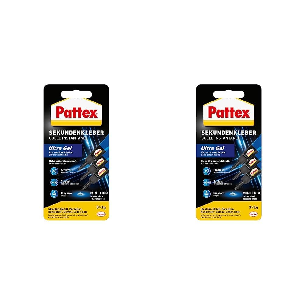🌟 Pattex Sekundenkleber Ultra Gel Mini Trio 🌟