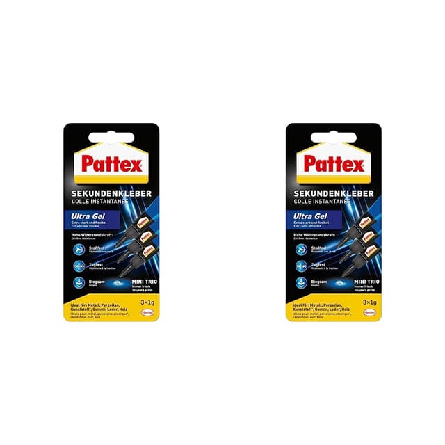 🌟 Pattex Sekundenkleber Ultra Gel Mini Trio 🌟
